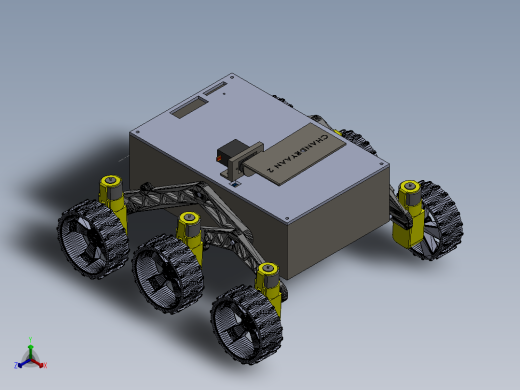 印度月球车PRAGYAN模型sw17可编辑正等轴测缩略图