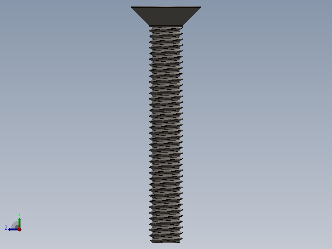 Screw_ISO_10642_M3.5x25_A2.SLDPRT右视图
