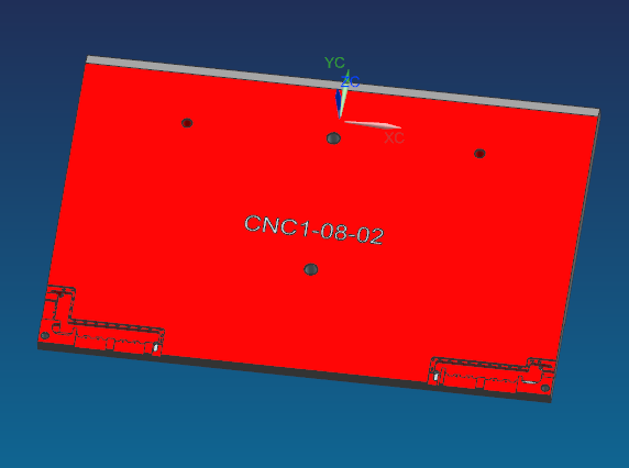 电脑外壳铣包胶槽带气缸治具模型