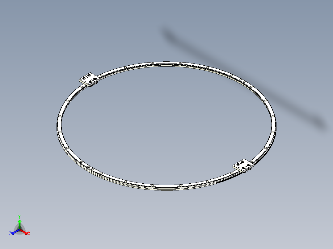 带齿环形导轨1300直径圆弧导轨线-汇思德环形导轨