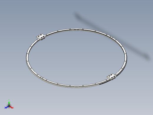 带齿环形导轨1300直径圆弧导轨线-汇思德环形导轨