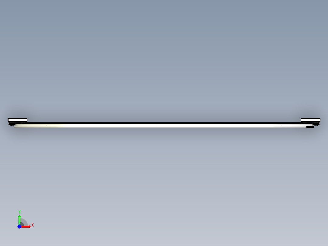 带齿环形导轨1300直径圆弧导轨线-汇思德环形导轨前视图