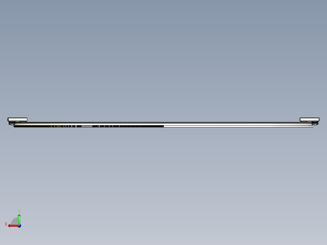 带齿环形导轨1300直径圆弧导轨线-汇思德环形导轨后视图
