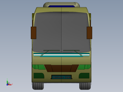 客车、公交车、沃尔沃客车前视缩略图