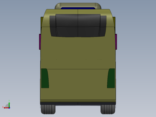 客车、公交车、沃尔沃客车后视缩略图