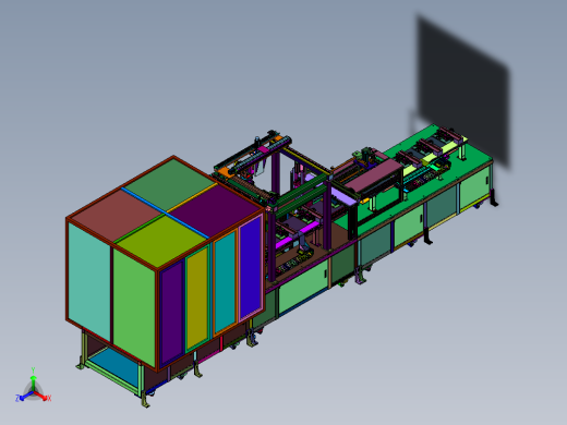 模组绝缘板和端板自动上线设备前视缩略图