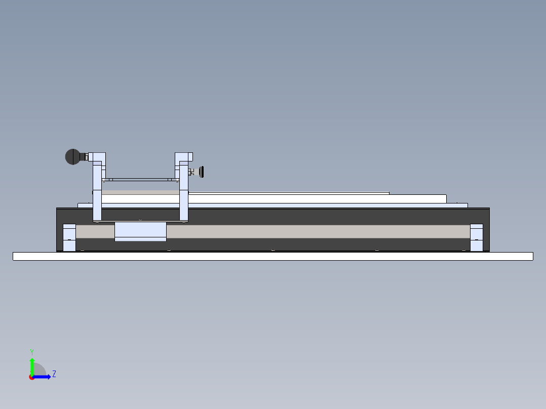 A2004517-吉他指板半径治具左视图