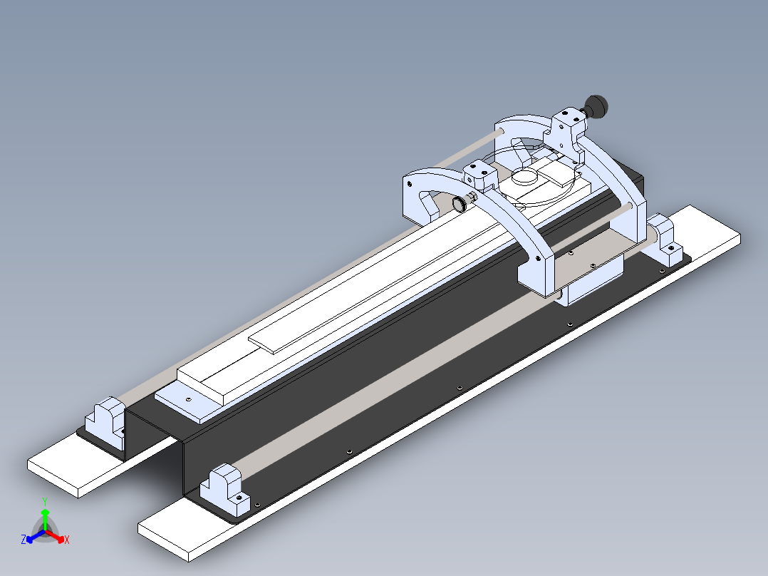 A2004517-吉他指板半径治具正等轴测图