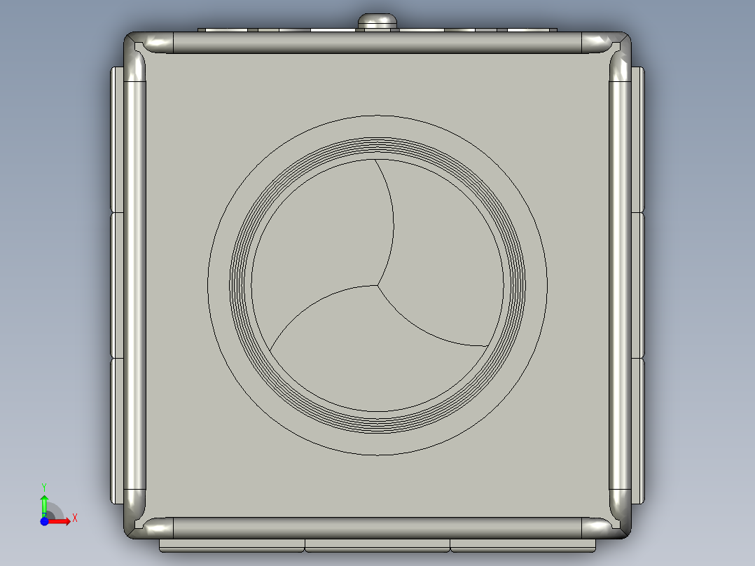 A2004978-蒸汽朋克指南针谜题盒 1前视图