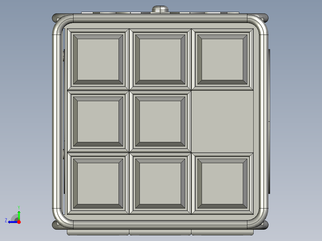 A2004978-蒸汽朋克指南针谜题盒 1右视图