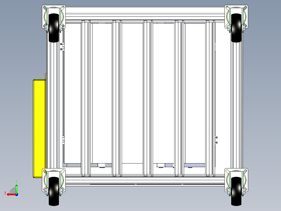 B2004856-工具手推车后视图