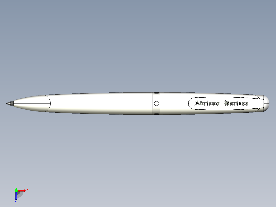 笔、中性笔、铅笔(33)俯视图