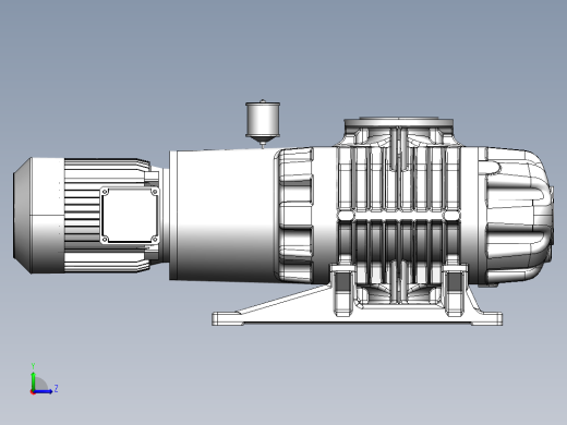 泵、水泵、WAU1001罗茨真空泵(莱宝)左视缩略图