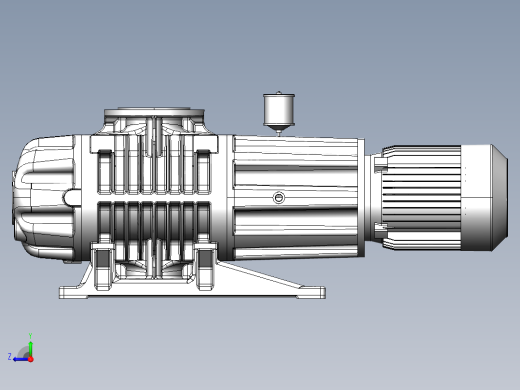 泵、水泵、WAU1001罗茨真空泵(莱宝)右视缩略图