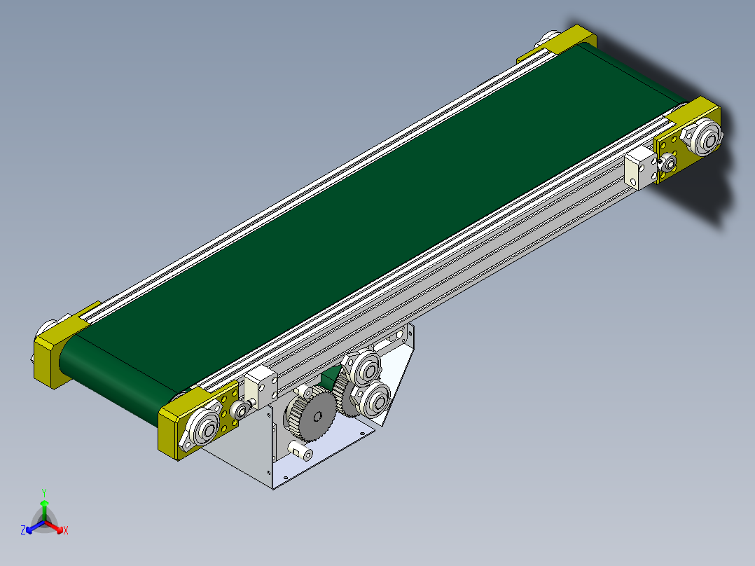标准平皮带08正等轴测图