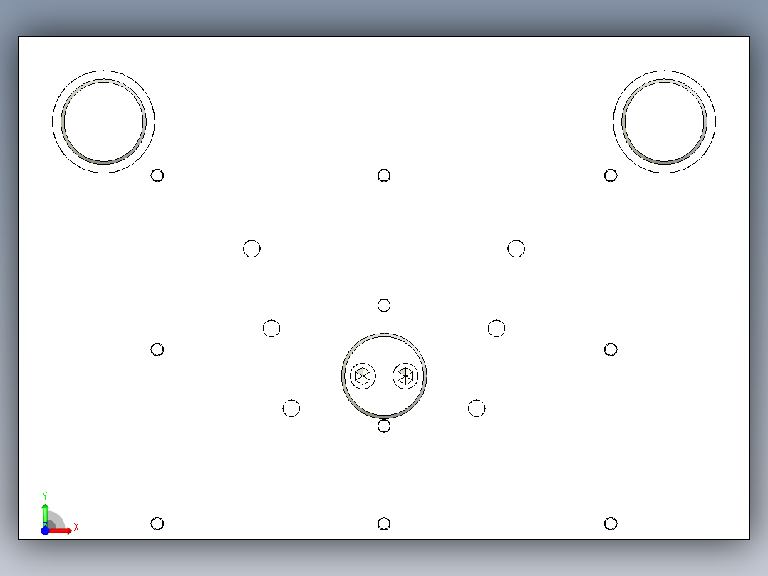 加固板开坯模前视图