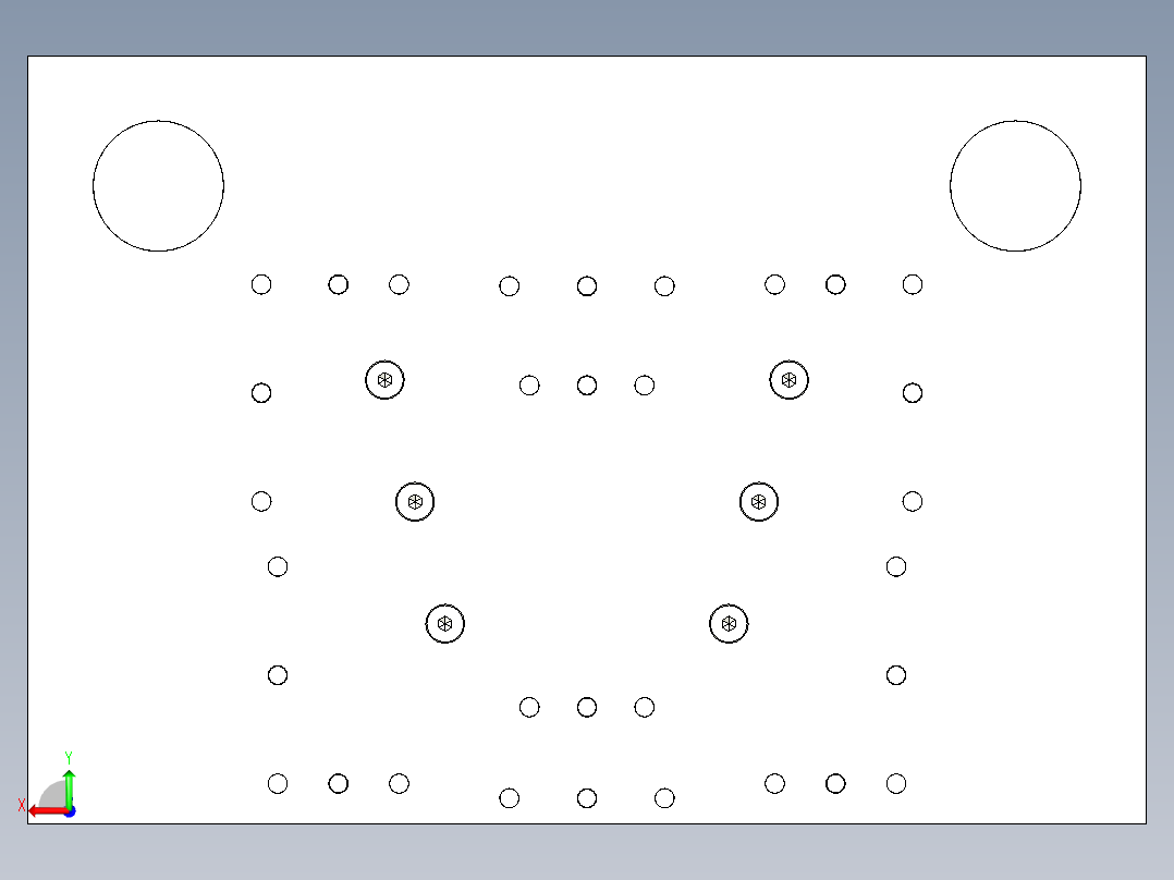 加固板开坯模后视图