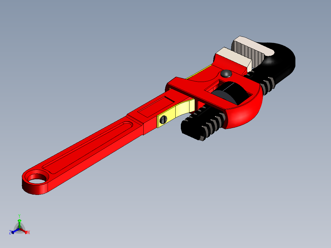 扳手、工具(31)正等轴测图