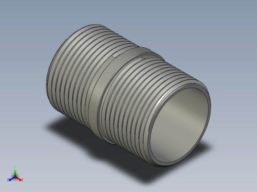 螺纹管对丝-圆边等径 DN20