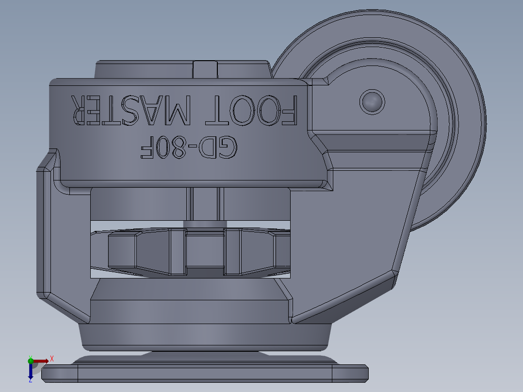 FOOT MESTER-GD-80-F俯视图