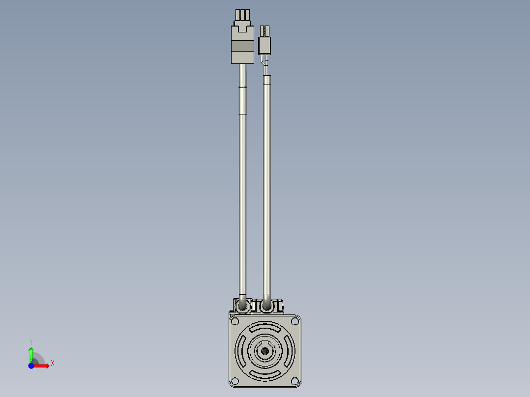 带刹车400W伺服S08-AM1-50BK-H2前视图