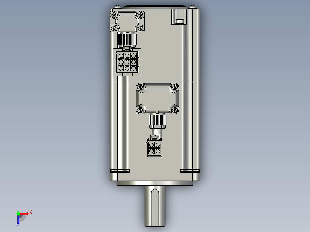 带刹车400W伺服S08-AM1-50BK-H2俯视图