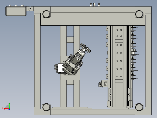 全自动化电脑组装生产线设计-后贴标签机-V1后视缩略图