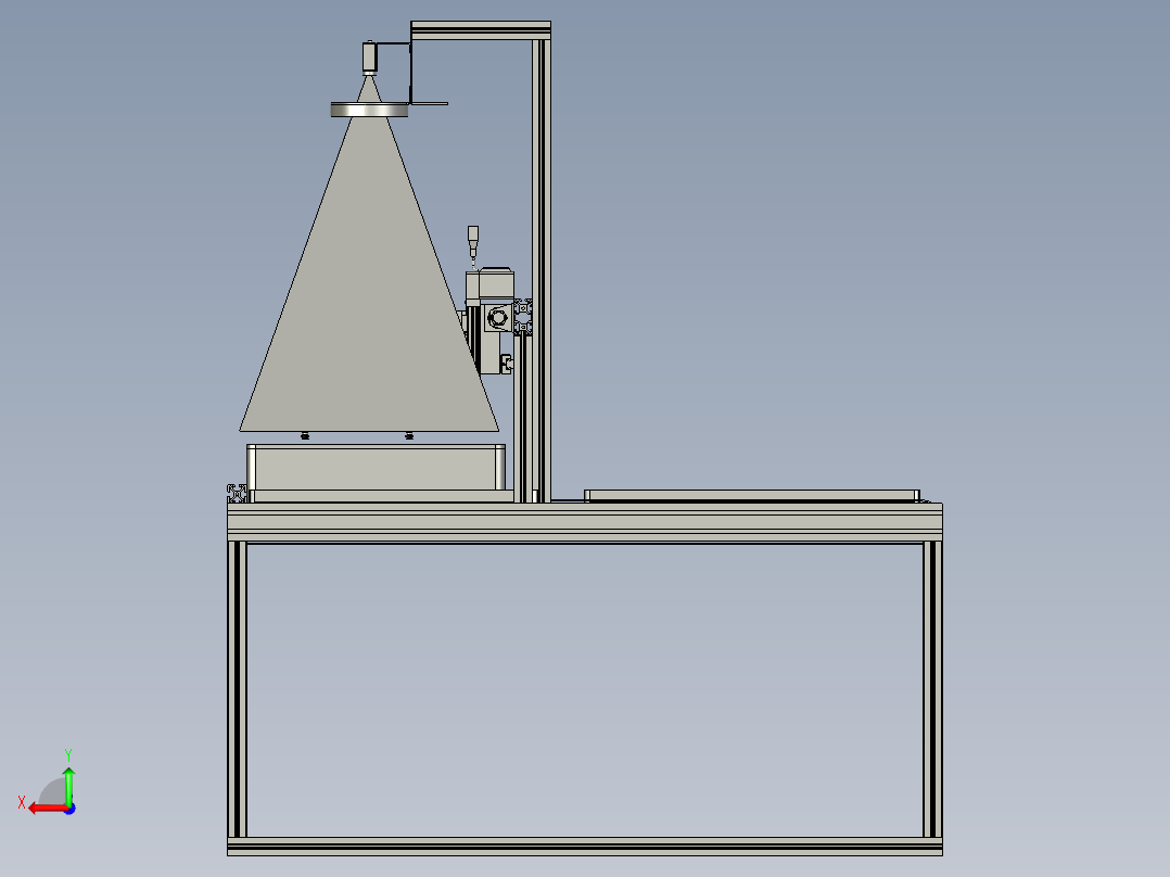 YJZSM-双排上料线体后视图