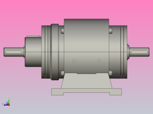 EFUL-T串轴型电磁离合制动器组[EFUL-T-015]右视缩略图