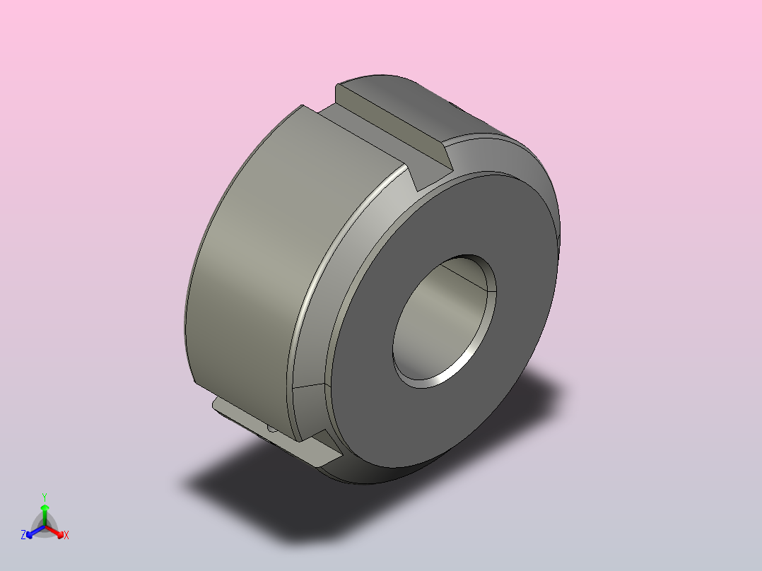 NA轴向锁紧螺母[NA M12x1.0]主视图