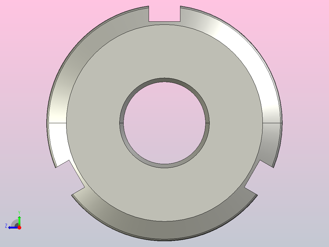 NA轴向锁紧螺母[NA M12x1.0]右视图