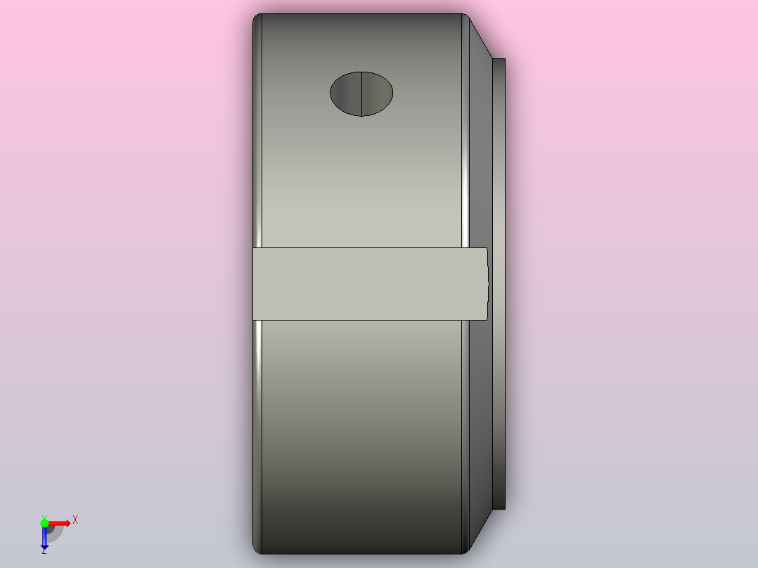 NA轴向锁紧螺母[NA M12x1.0]俯视图