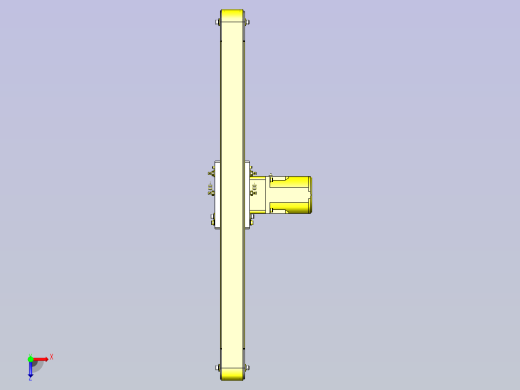 一款铝型材紧凑型皮带输送机3D图纸俯视缩略图
