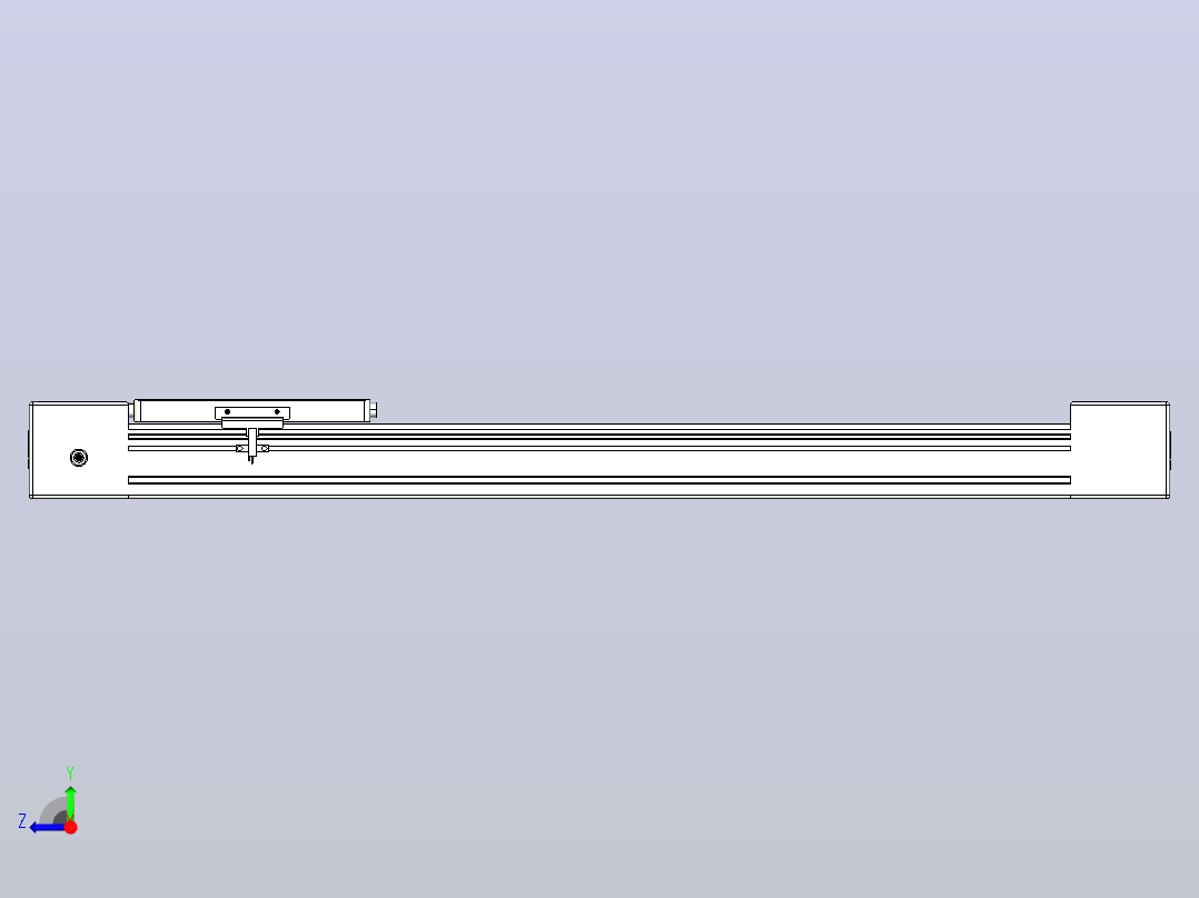 带式直线轴半闭式TPA-ONB-60-140-L550-DL-J60-N3右视图