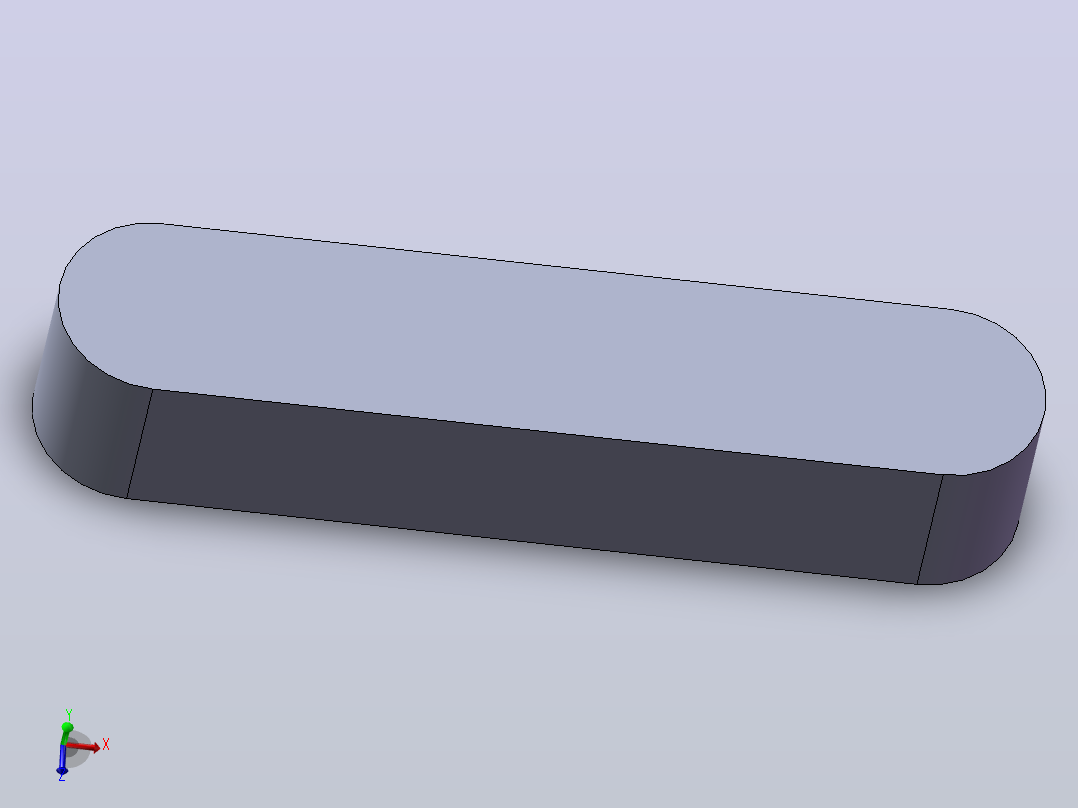 DIN 6885-1-A 2021 5X5 平键主视图