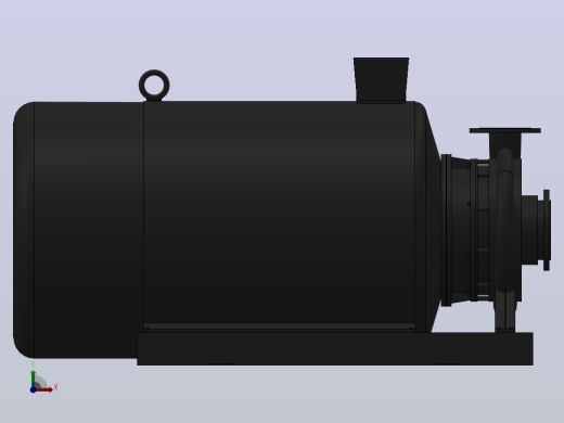 南方泵NIS，NISF泵外形（125-100-315）132kW-2极 (2)前视缩略图