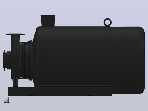 南方泵NIS，NISF泵外形（125-100-315）132kW-2极 (2)后视缩略图
