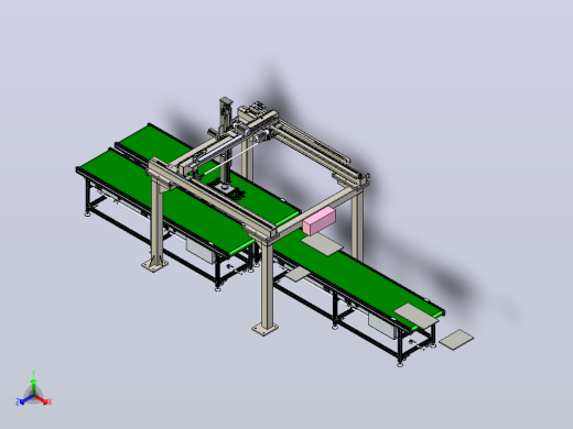 3D视觉分拣龙门搬运机构