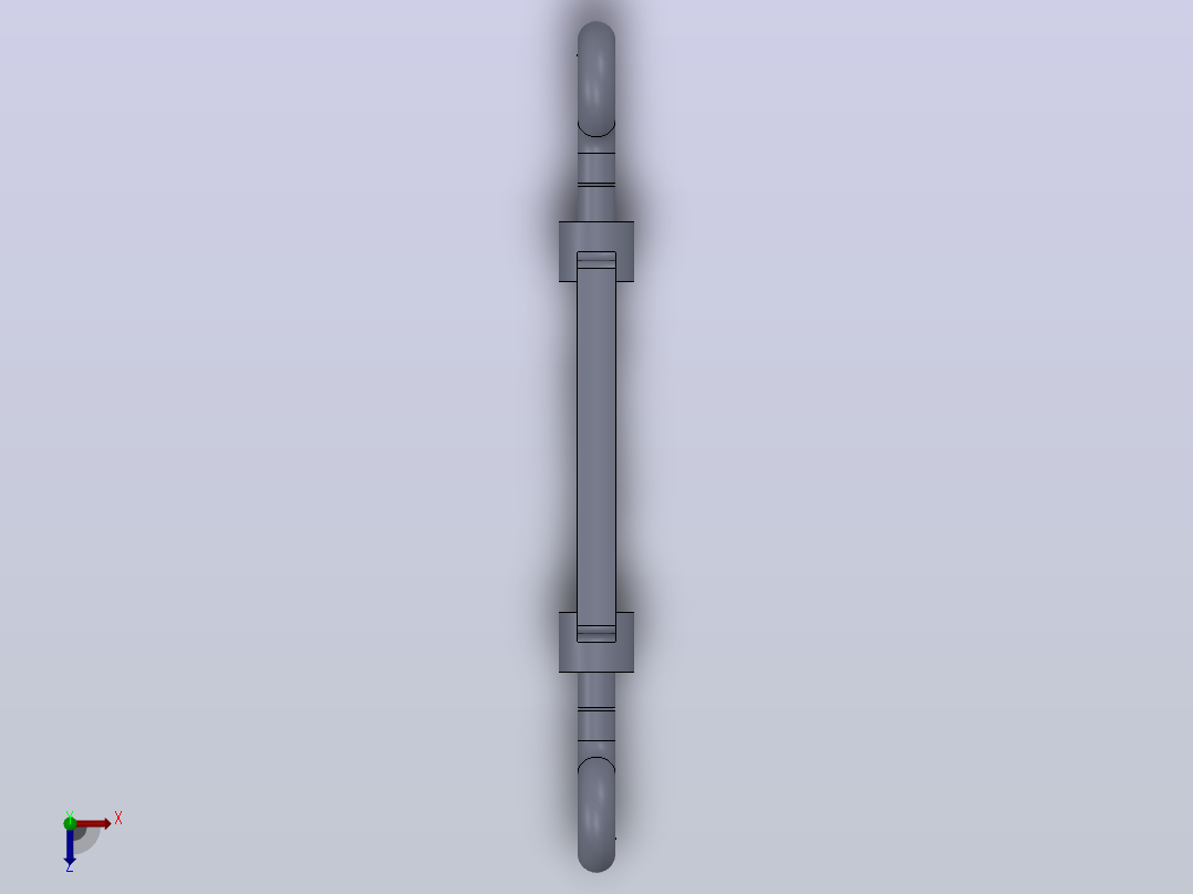 拉杆，调节器tensioner_110100008俯视图