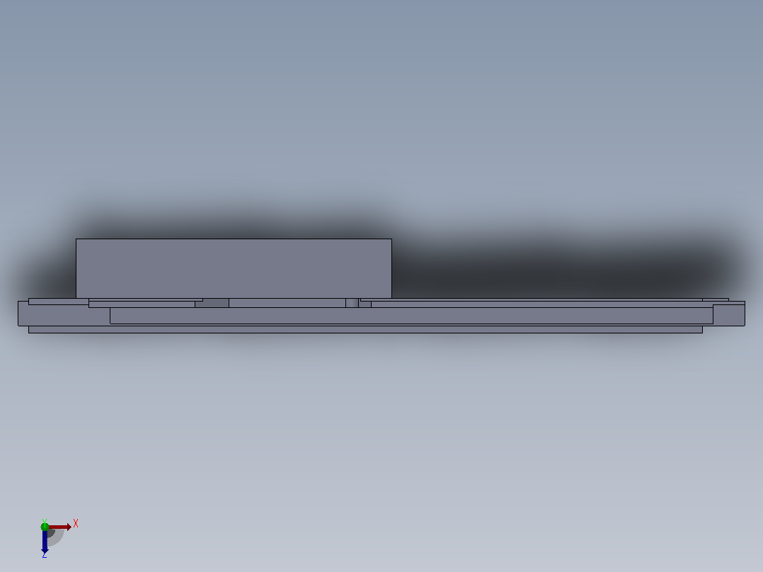 5XS.260.010导轨[导轨5XS.260.010标准型]俯视图