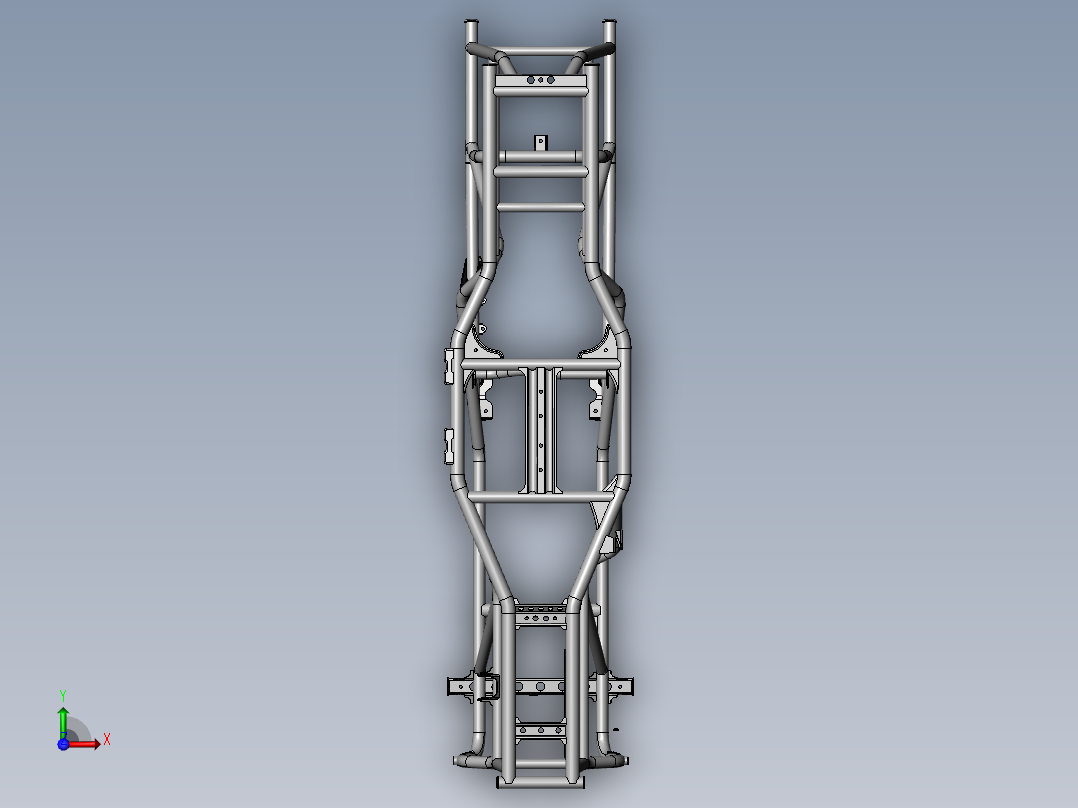 轿车车身设计(sw+cad+说明书)前视图