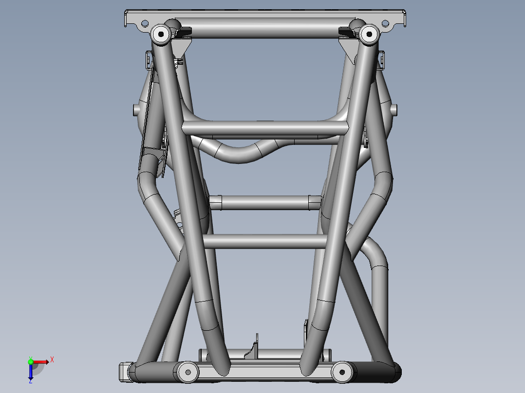 轿车车身设计(sw+cad+说明书)俯视图
