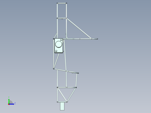 大学生方程式赛车设计（整体车架、标准安全系统、座椅及附件设计）左视缩略图