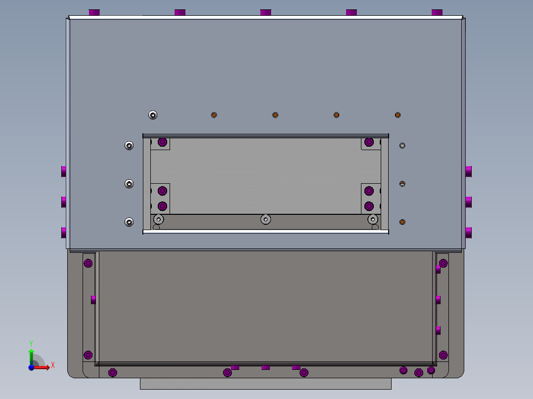 机器视觉防护装置sw19可编辑前视图