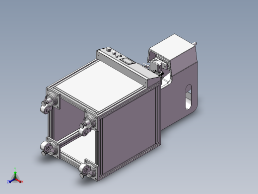 高精度自动贴标机3D图纸 H217