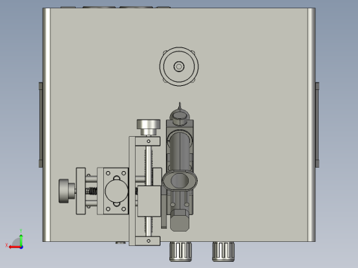 4轴点胶机3D图 H692 G83 非标自动化设备3D图纸3D模型后视缩略图