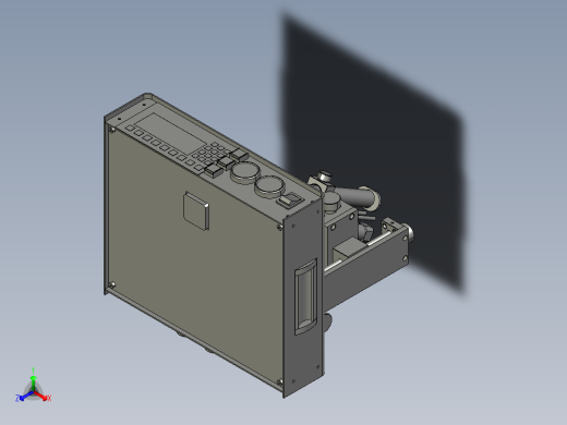 4轴点胶机3D图 H692 G83 非标自动化设备3D图纸3D模型正等轴测缩略图