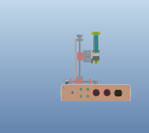 4轴点胶机3D图 H692 G83 非标自动化设备3D图纸3D模型缩略图