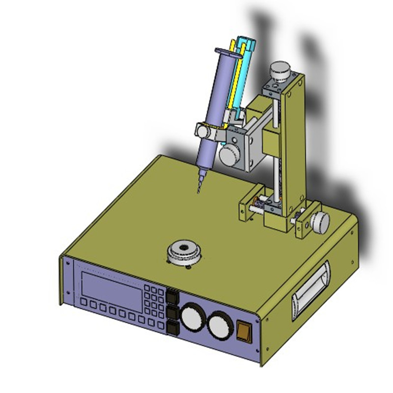 4轴点胶机3D图 H692 G83 非标自动化设备3D图纸3D模型