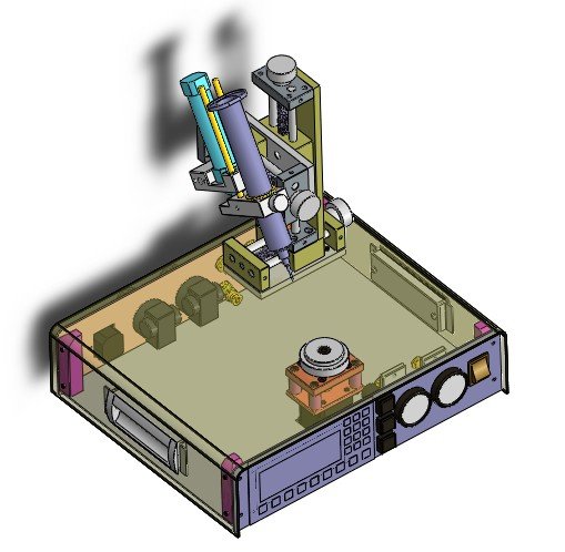 4轴点胶机3D图 H692 G83 非标自动化设备3D图纸3D模型缩略图
